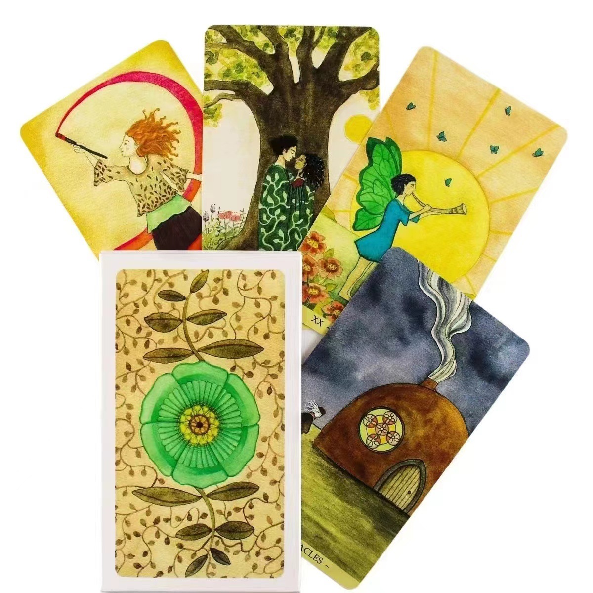 Tarot Cards Deck With Guidebook - Original Tarot Cards Durable Mara Lunne