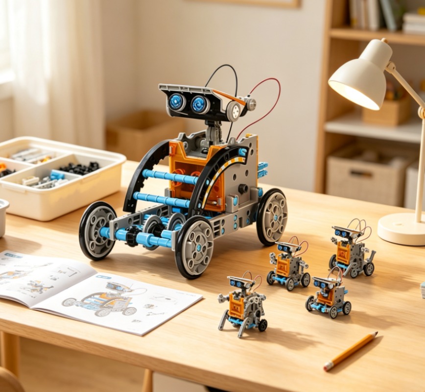 12-in-1 Solar Robot STEM Build - Stem Solar Robot Kit For Kids 评论和价格