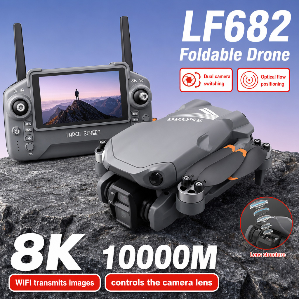 Aerial Photo LF682 Drone 8K HD - Fpv Brushless Rc Drone 4K 评论和价格