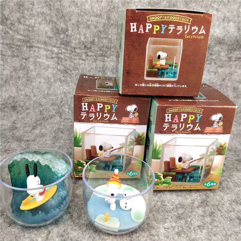 RE-MENT Snoopy Scene Happy Ter - Anime Action Figure Blind Box 评论和价格
