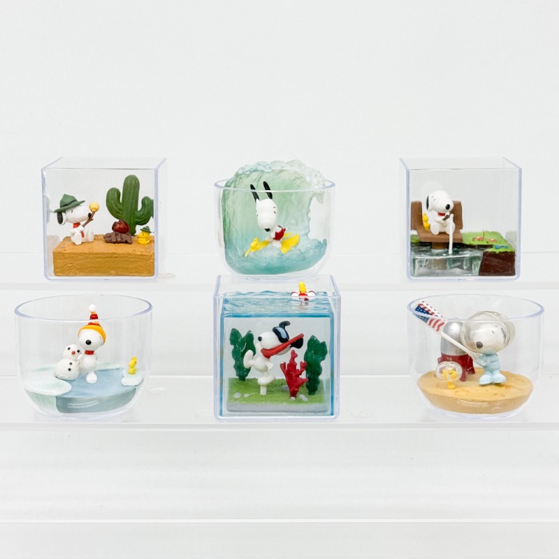 RE-MENT Snoopy Scene Happy Ter - Anime Action Figure Blind Box 评论和价格