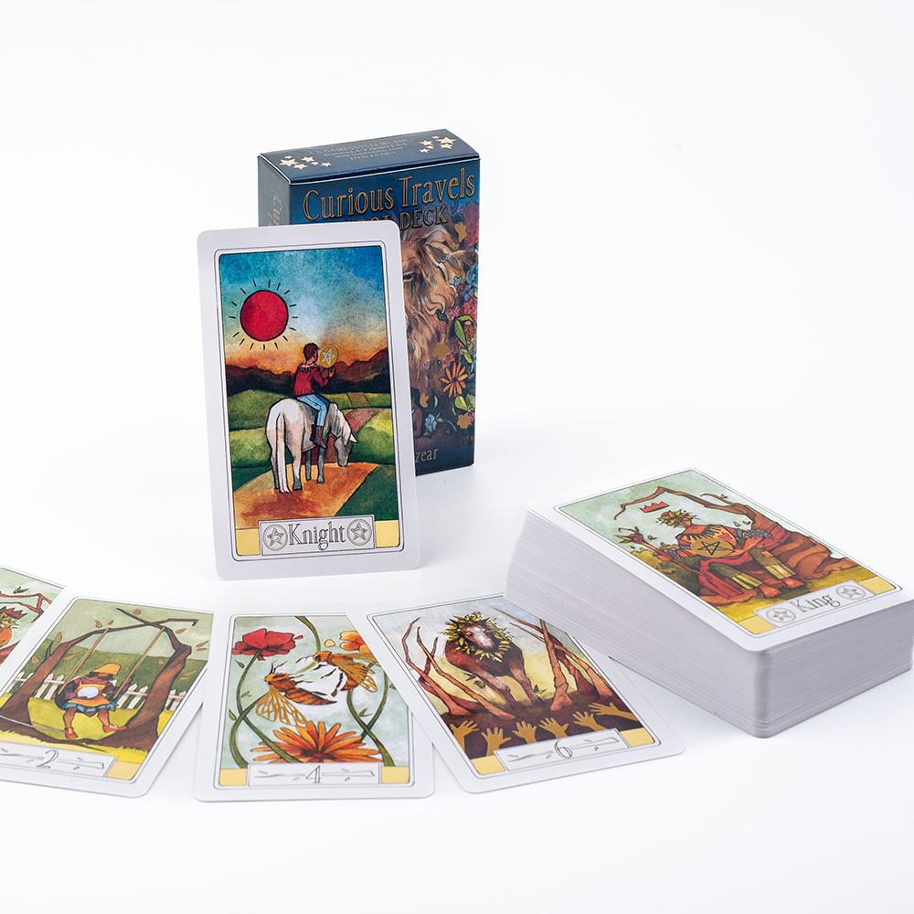 Curious Travels Tarot 10.3*6cm - Tarot Cards Deck With Guidebook 评论和价格