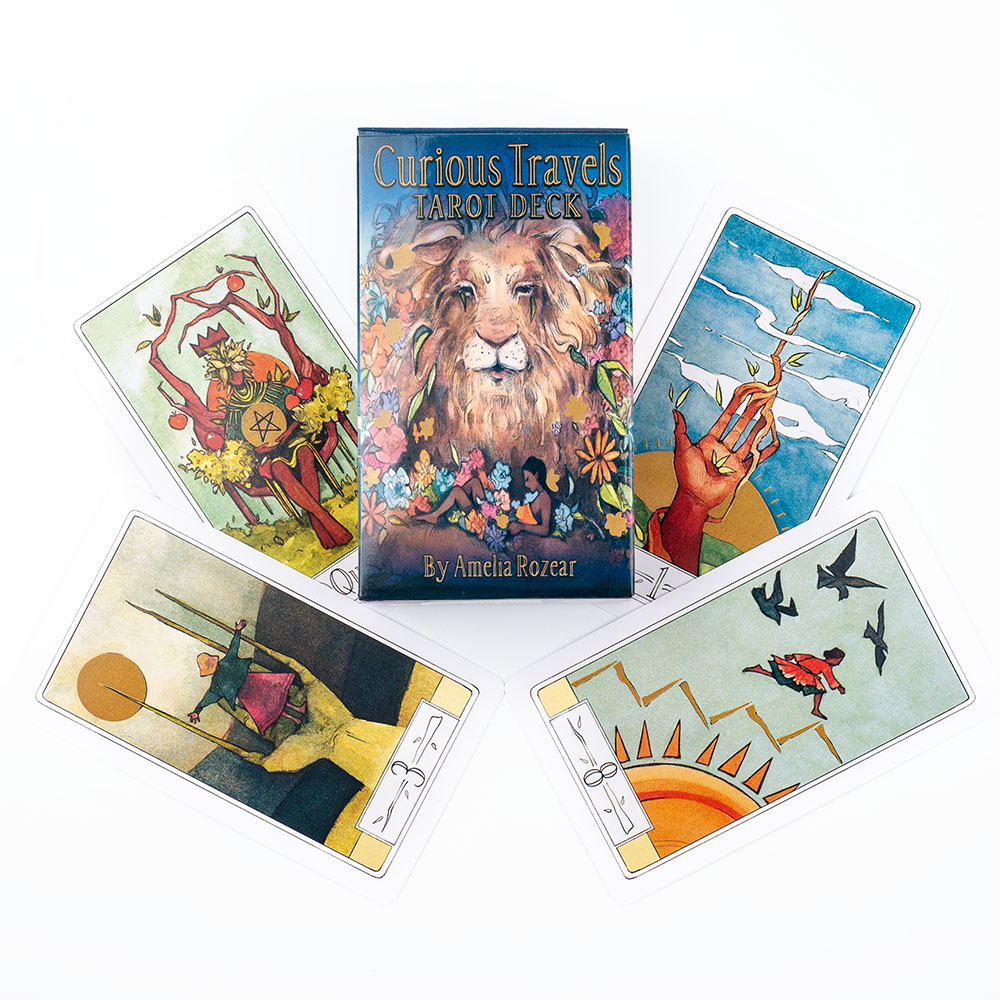 Curious Travels Tarot 10.3*6cm - Tarot Cards Deck With Guidebook 评论和价格